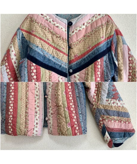 vintage patchwork quilt jacket