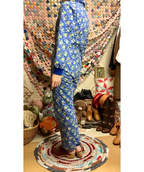 70s quilting jump suit