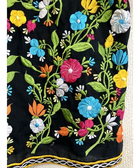 60's floral embroidered shirts