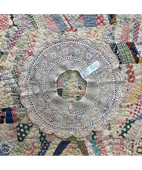 cotton crochet collar