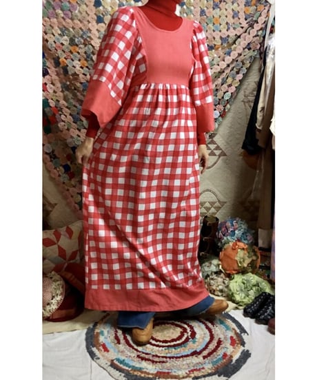 70's plaid dress