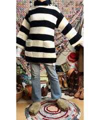 70s stripe hoodie knit