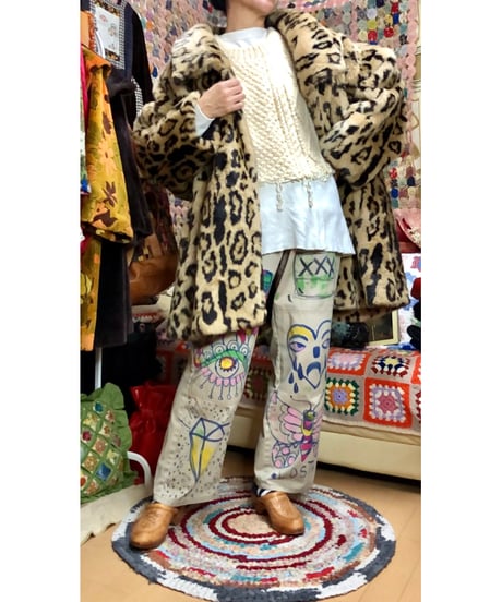 leopard faux fur coat