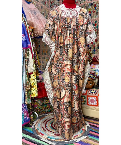 paisley maxi dress