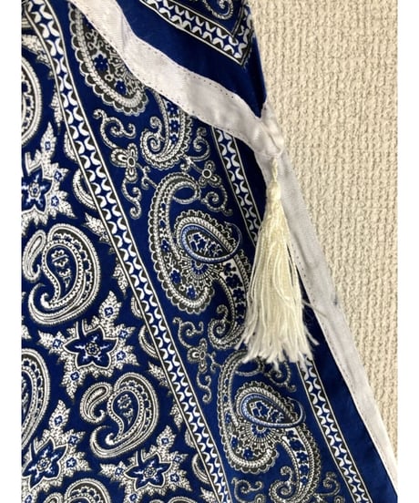 paisley handkerchief motif dress