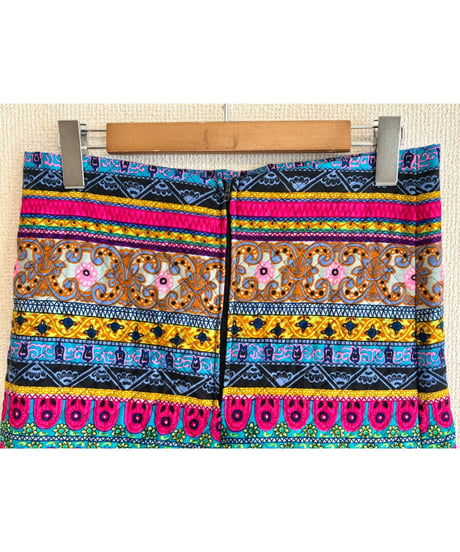 60-70s quilted wide leg pants