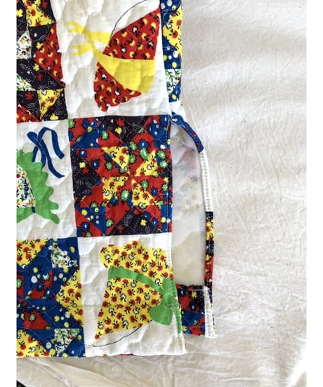 patchwork print quilting skirt
