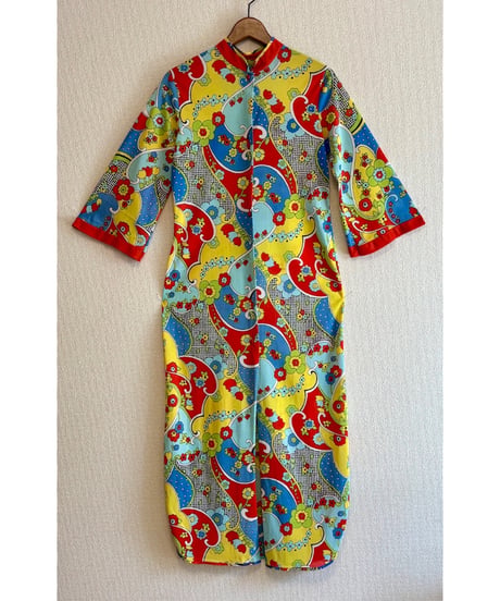 60-70s flower robe