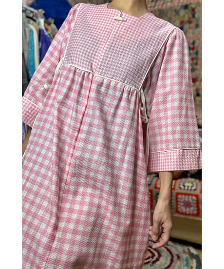 gingham easy dress