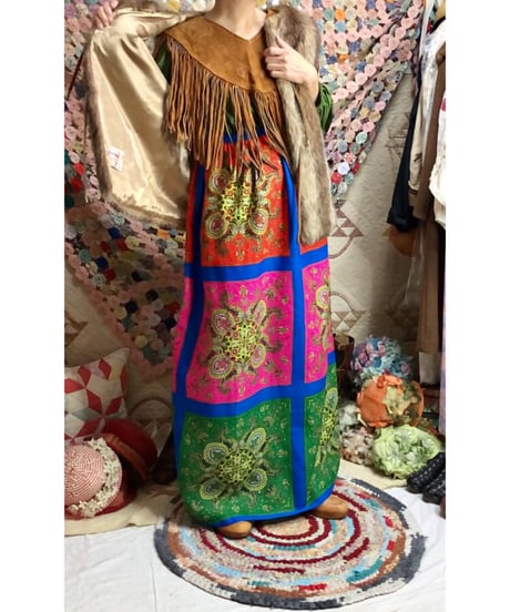 60's faux fur vest