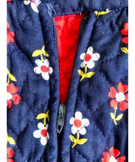 70s quilted flower skirt
