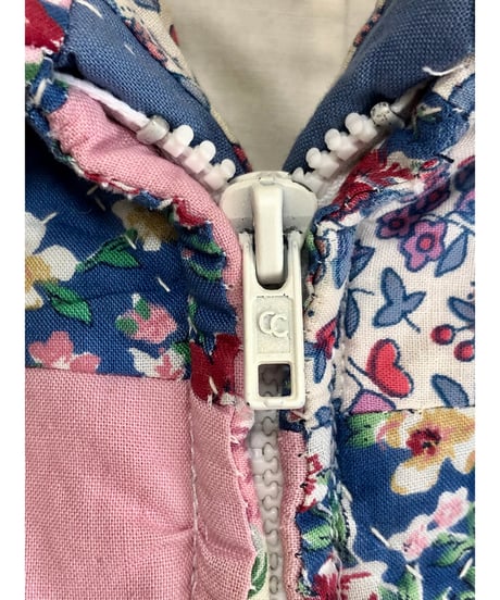 80s patchwork quilt jacket