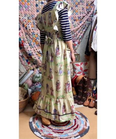 holly hobbie apron dress