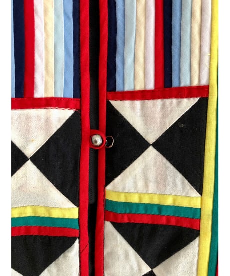 patchwork ethnic dress
