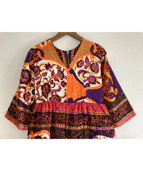 60s quilted  dress