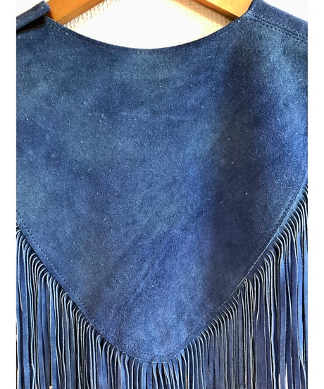 leather fringe collar