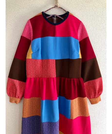 60's patchwork dress