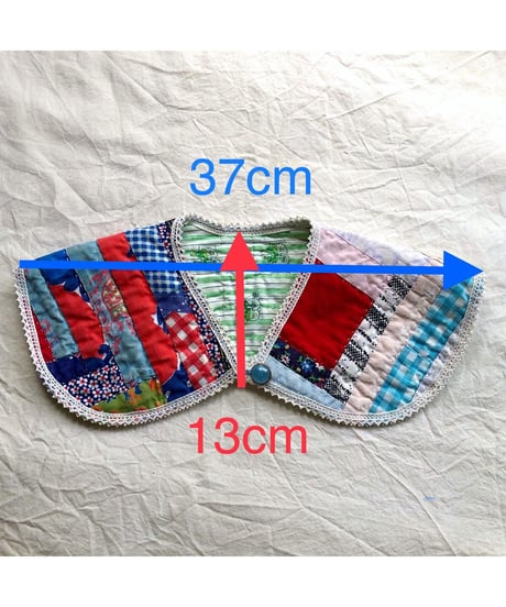 【Quilt original 】patchwork quilt collar ④