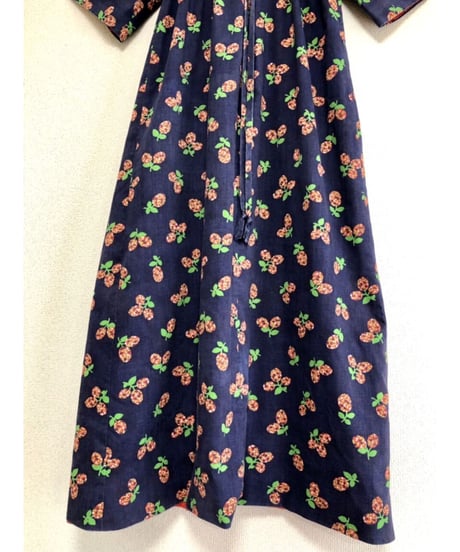 70's belly flower one-piece