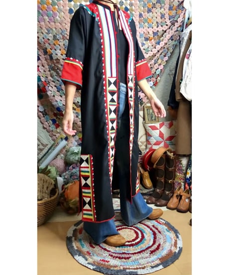 patchwork ethnic dress