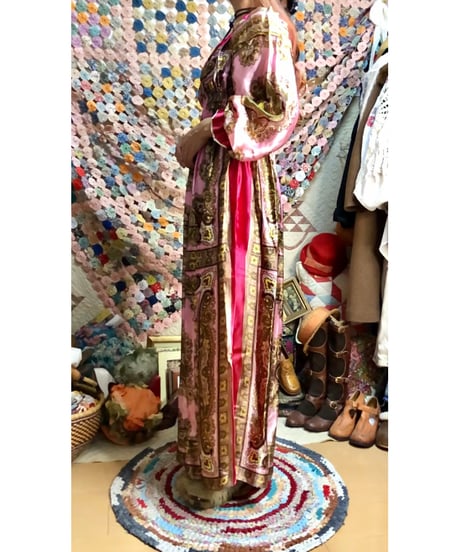 paisley scarf dress