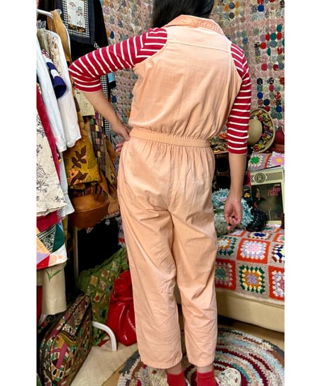 80s unique patch jump suits