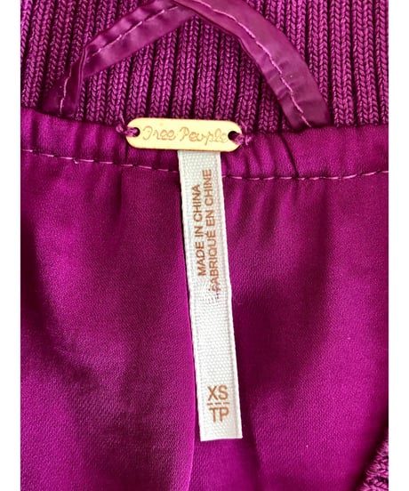 free people quilting design blouson