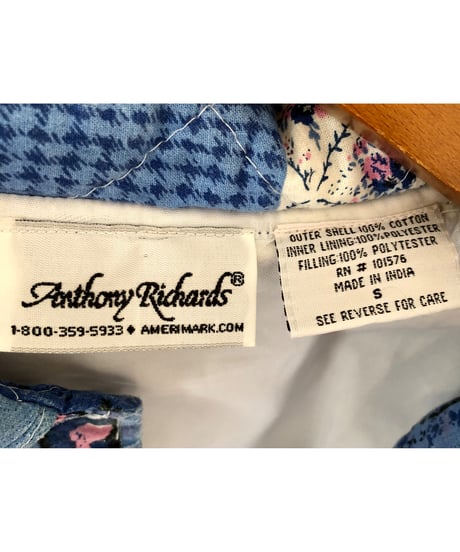 patchwork print quilting coat