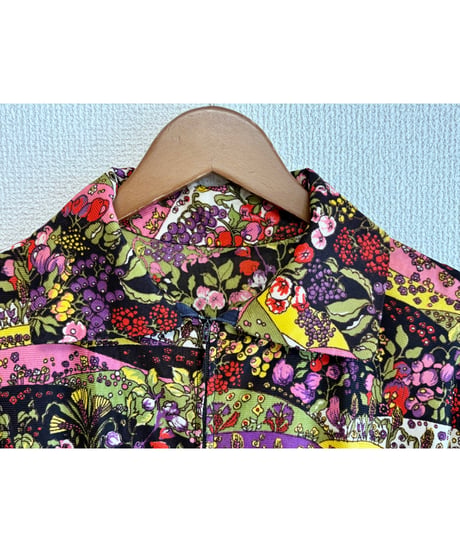 60s botanical dress
