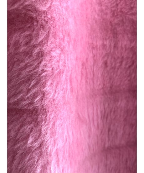 70s fleece fur coat