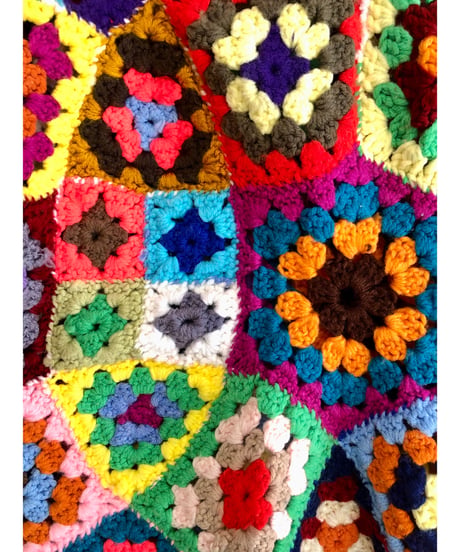 granny square pullover tops