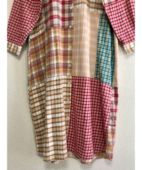 plaid flannel shirt dress