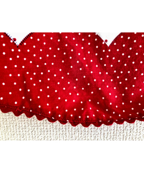 50s tulip motif half apron