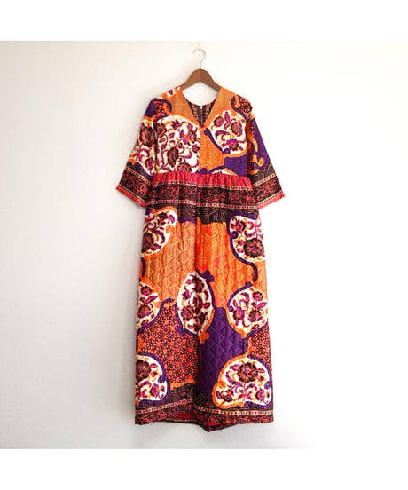 60s quilted  dress