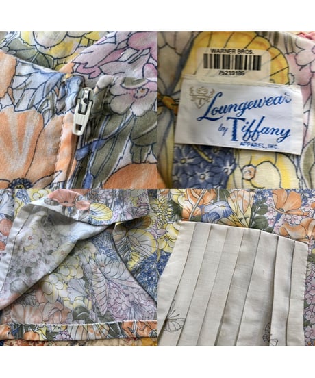 1970's flower and butterfly one-piece