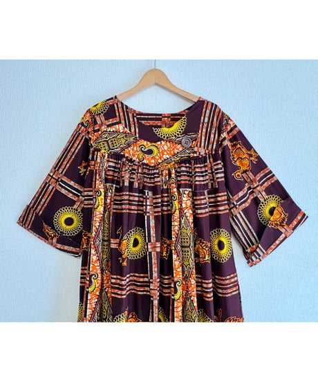 african wax print dress