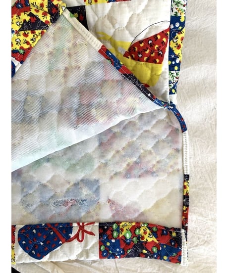 patchwork print quilting skirt
