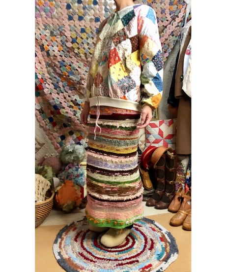 70-80s patchwork jacket