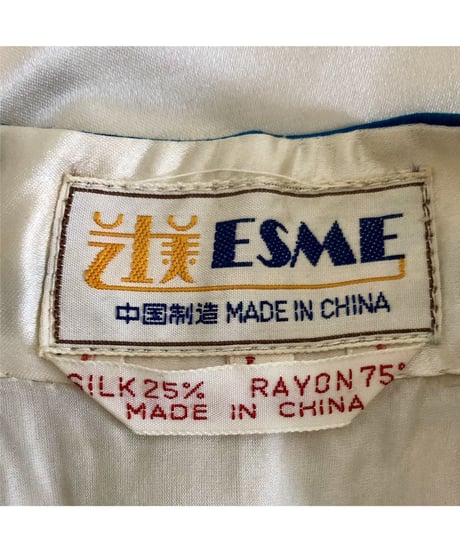 50's chinese embroidered robe