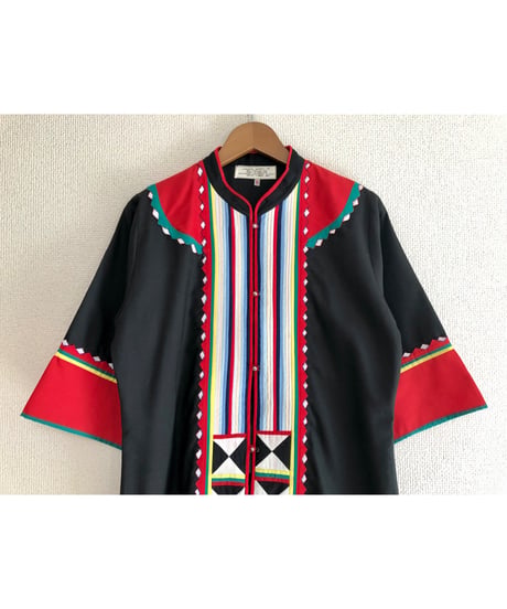 patchwork ethnic dress