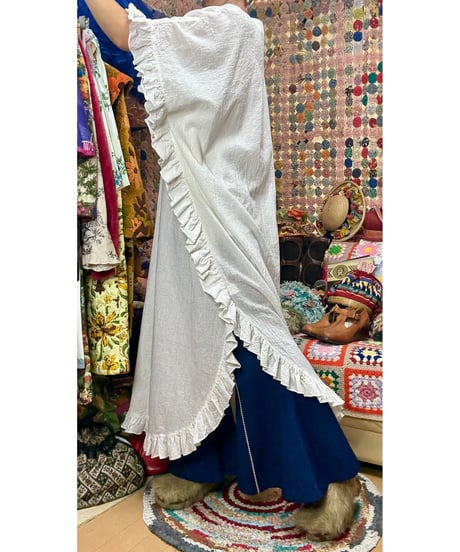 frill easy maxi dress