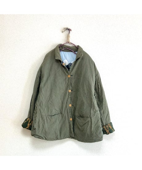 patchwork animal motif quilting jacket