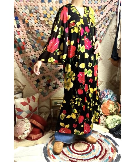 60's flower dress