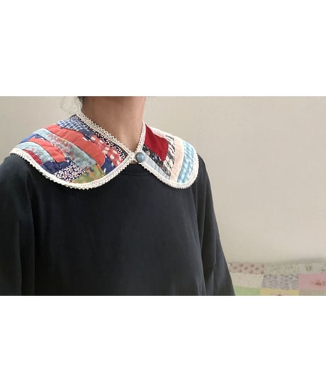 【Quilt original 】patchwork quilt collar ④