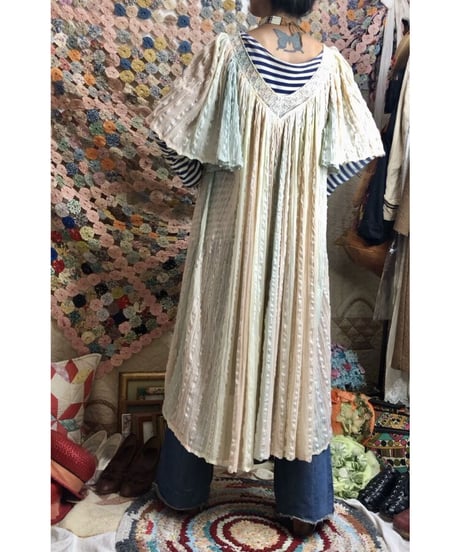 vintage greece gauze one-piece