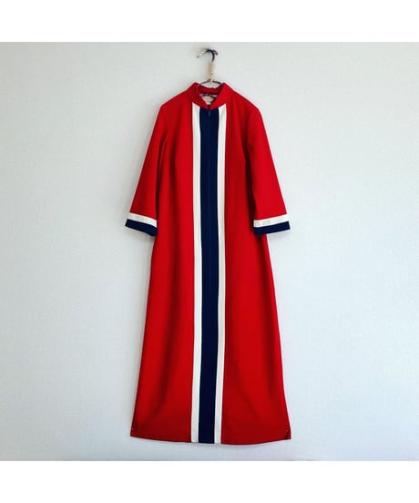 70's fleece dress
