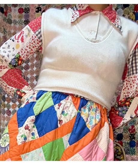 70-80s angora inner vest