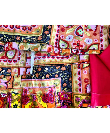 60's psychedelic flower dress