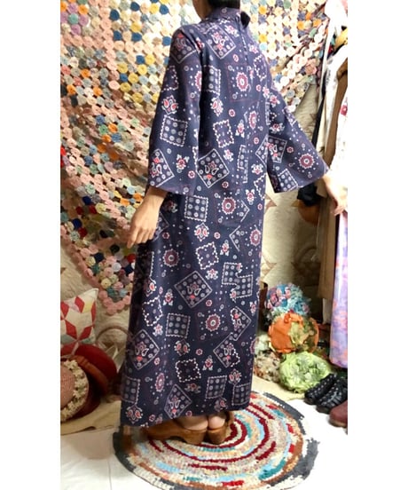 bandanna print dress