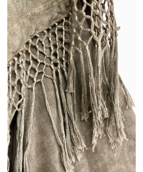 fringe rayon dress